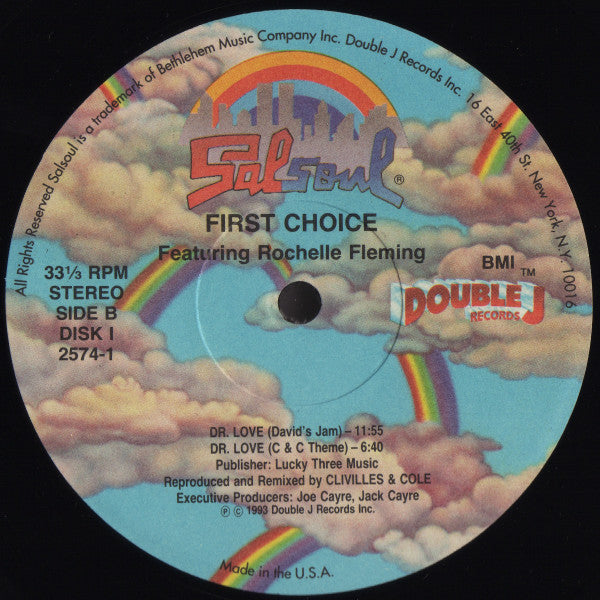First Choice Featuring Rochelle Fleming : Dr. Love (Clivilles & Cole Mixes) (2x12")