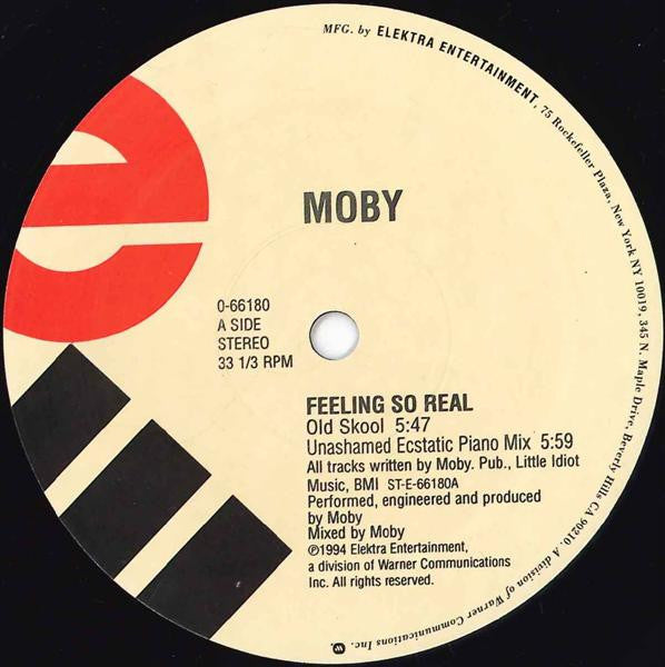 Moby : Feeling So Real (Remixes) (12")