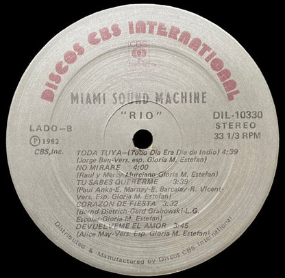Miami Sound Machine : Rio (LP, Album)