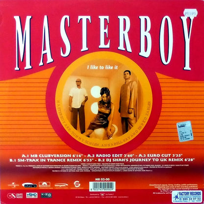 Masterboy : I Like To Like It (12")