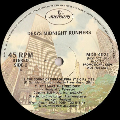 Dexys Midnight Runners & The Emerald Express : Come On Eileen (12", Single, Promo)