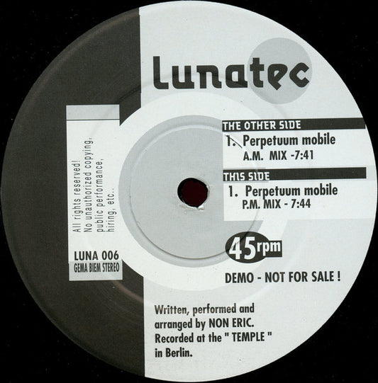 Luxor : Perpetuum Mobile (12", Promo)