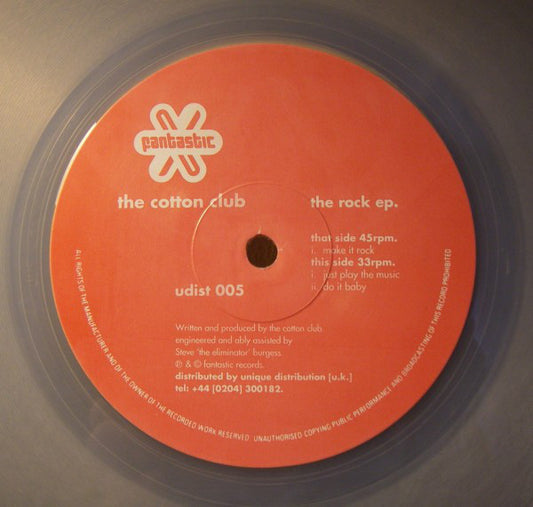 The Cotton Club* : The Rock EP (12", EP, Cle)