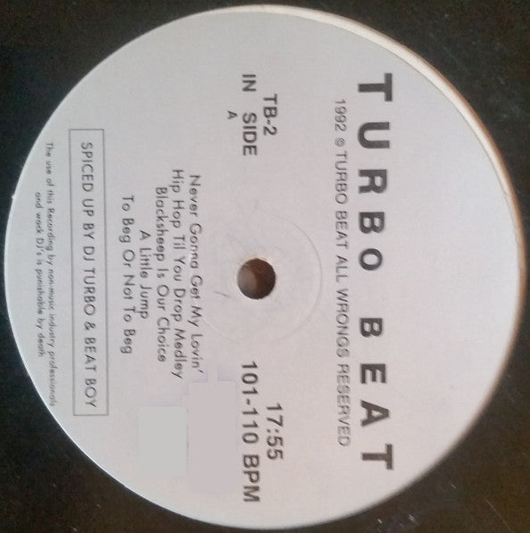 DJ Turbo (3) And Beat Boy (3) : Turbo Beat 2 (12", Mixed, Unofficial)