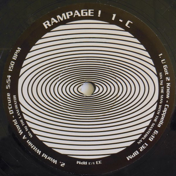 Various : Rampage! 1 (2x12", Comp, Bla)