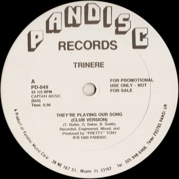 Trinere : They're Playing Our Song (12", Promo)