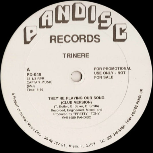 Trinere : They're Playing Our Song (12", Promo)