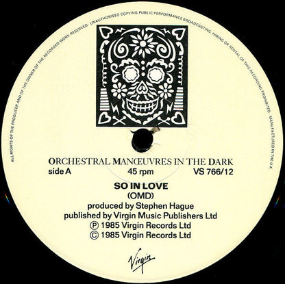 Orchestral Manœuvres In The Dark* : So In Love (12", Single)
