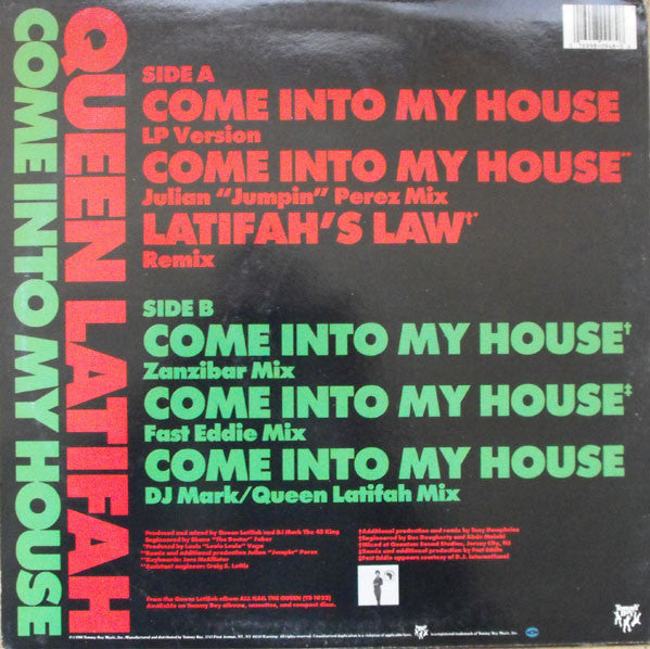 Queen Latifah : Come Into My House (12")