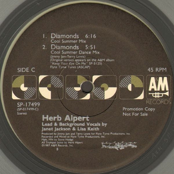 Herb Alpert : Making Love In The Rain / Diamonds / Keep Your Eye On Me / Our Song (3x12", Promo, Red)