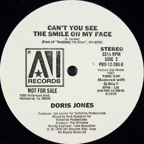 Doris Jones : Possessed (12", Single, Promo)