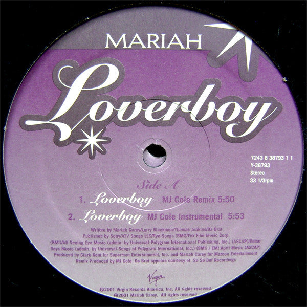 Mariah* : Loverboy (2x12")