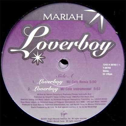 Mariah* : Loverboy (2x12")