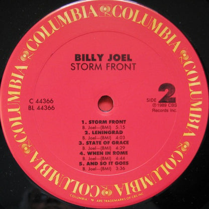 Billy Joel : Storm Front (LP, Album, Car)