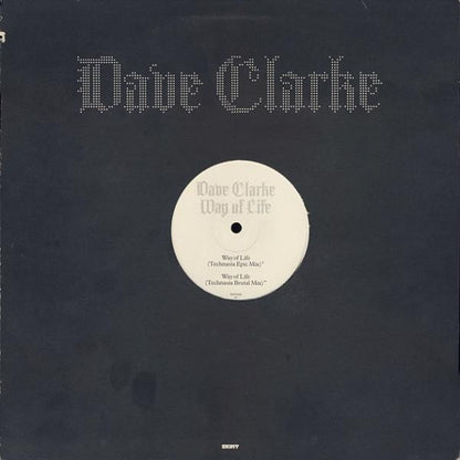Dave Clarke : Way Of Life (12")