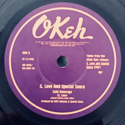 G. Love & Special Sauce : Baby's Got Sauce / Cold Beverage (10", Ltd, Promo)