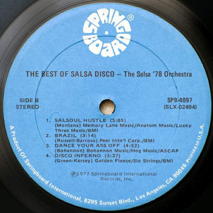 The Salsa '78 Orchestra : The Best Of Salsa Disco (LP, Album)