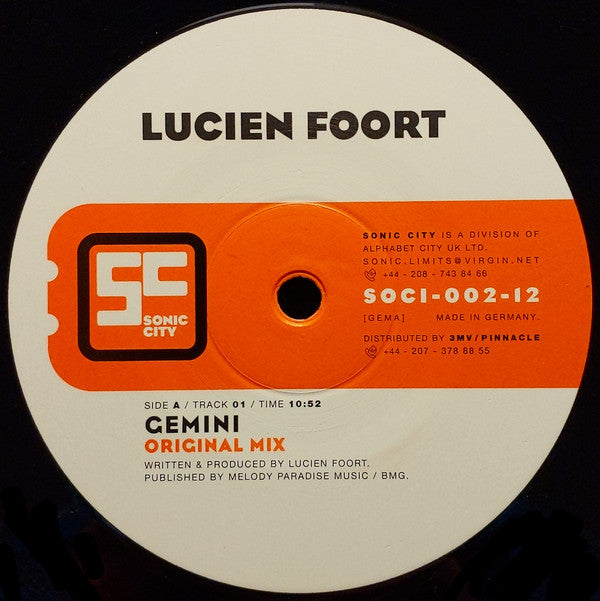 Lucien Foort : Gemini (12")