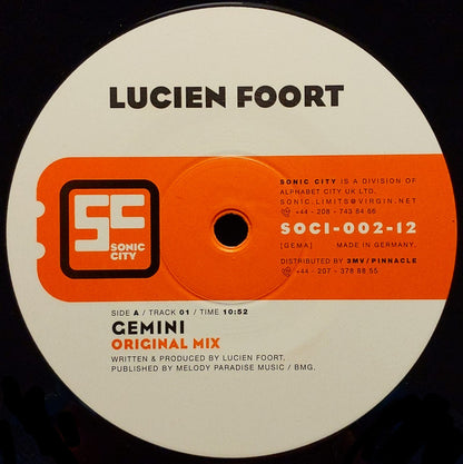 Lucien Foort : Gemini (12")
