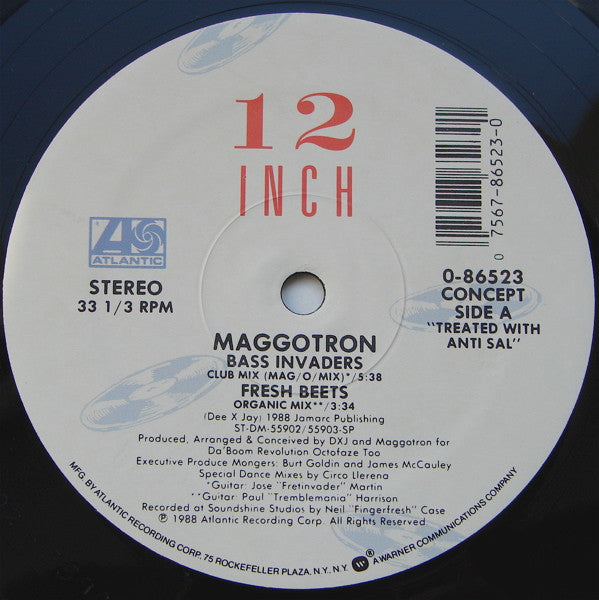 Maggotron : Bass Invaders (12", SRC)