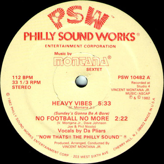 Montana Sextet : Heavy Vibes (12", Single)