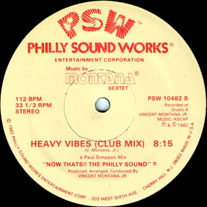 Montana Sextet : Heavy Vibes (12", Single)