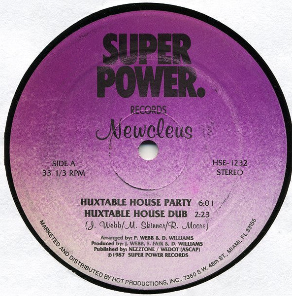 Newcleus : Huxtable House Party (12", Pur)