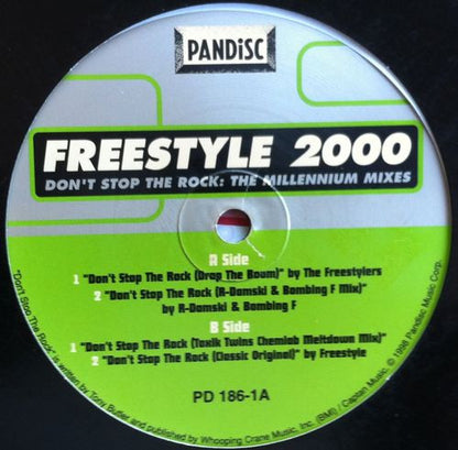 Freestyle 2000* : Don't Stop The Rock: The Millennium Mixes (12")
