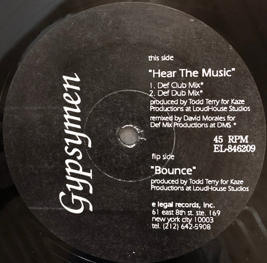 Gypsymen : Hear The Music (12")