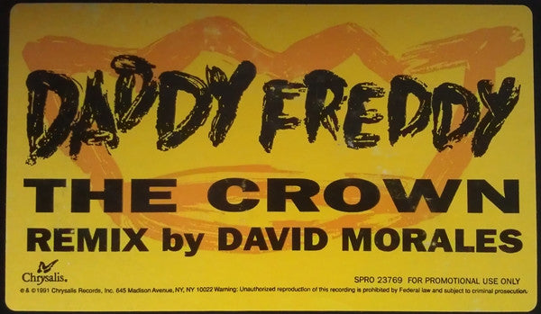 Daddy Freddy : The Crown (12", Promo)