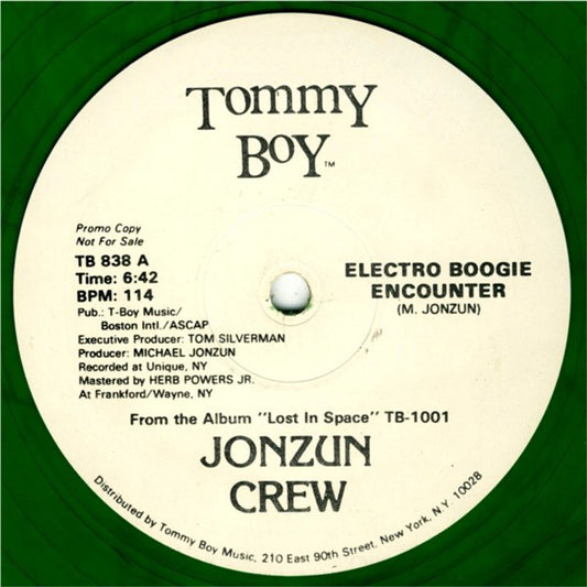 Jonzun Crew* : Electro Boogie Encounter / Pack Jam (Remix) (12", Promo, Tra)