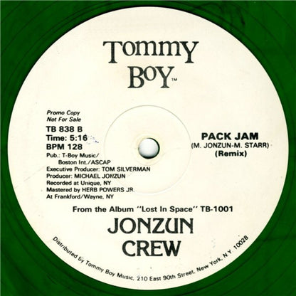 Jonzun Crew* : Electro Boogie Encounter / Pack Jam (Remix) (12", Promo, Tra)