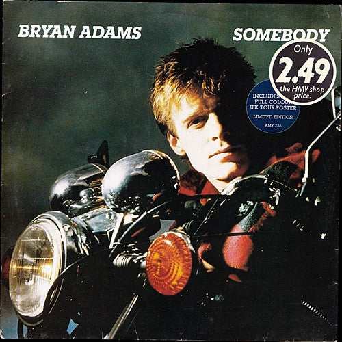 Bryan Adams : Somebody (12", Ltd)