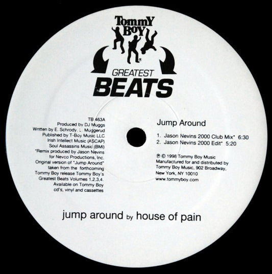 House Of Pain : Jump Around (2000 Mix) (Remix 2) (12")