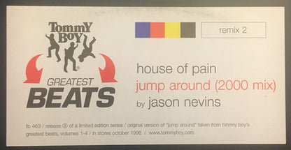 House Of Pain : Jump Around (2000 Mix) (Remix 2) (12")
