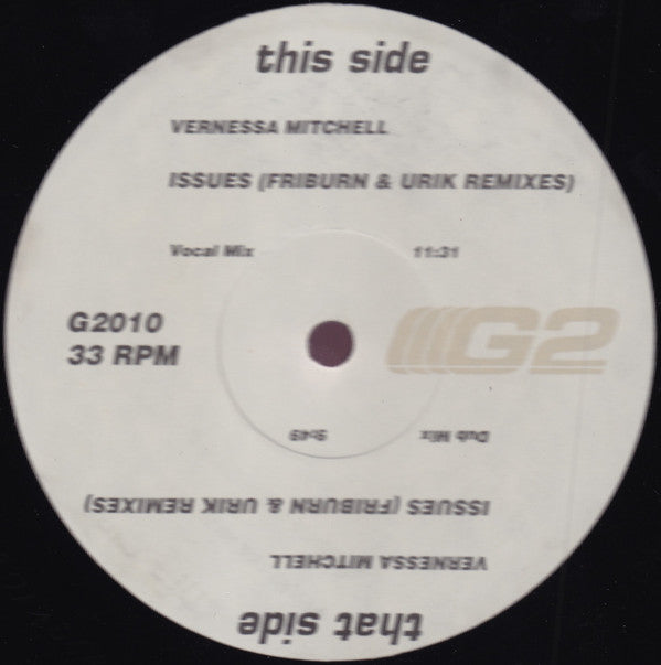 Vernessa Mitchell : Issues (Friburn & Urik Remixes) (12")