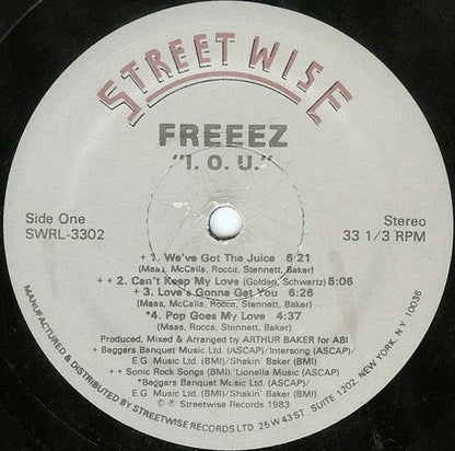 Freeez : I.O.U. (LP, Album)