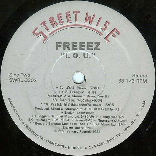 Freeez : I.O.U. (LP, Album)