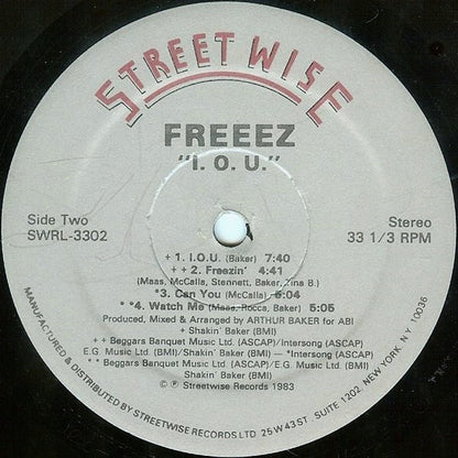 Freeez : I.O.U. (LP, Album)