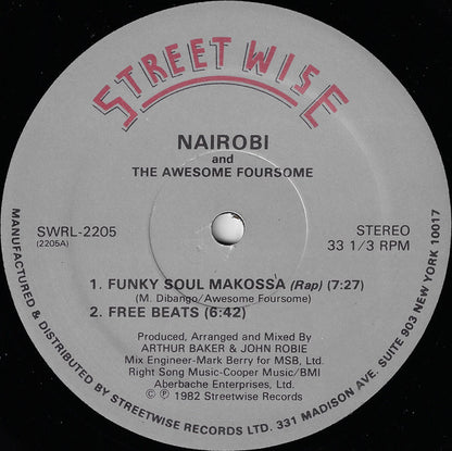 Nairobi And The Awesome Foursome* / Nairobi : Funky Soul Makossa (12")