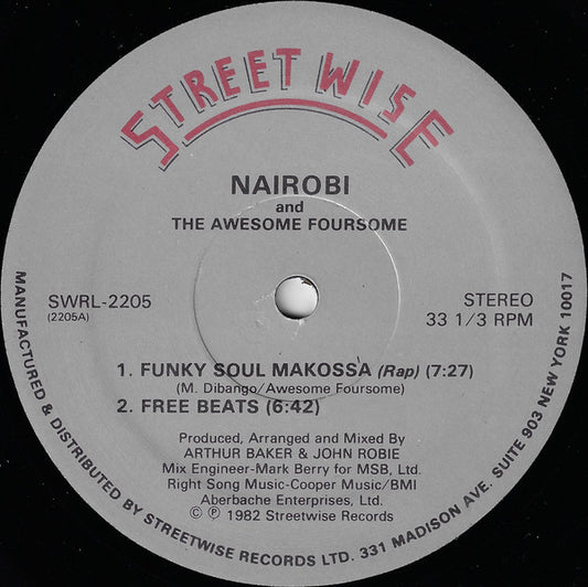 Nairobi And The Awesome Foursome* / Nairobi : Funky Soul Makossa (12")