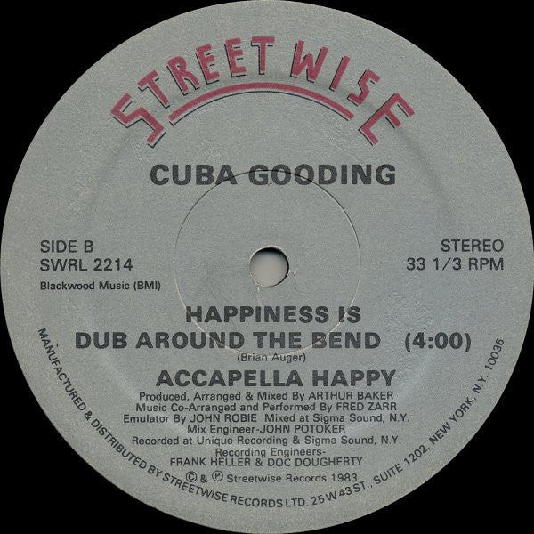 Cuba Gooding : Happiness Is Just Around The Bend (12")