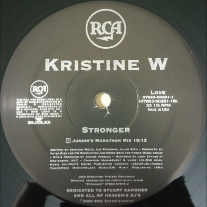 Kristine W : Stronger (2x12", Single)