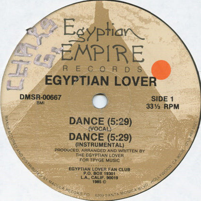 Egyptian Lover : Dance (12")