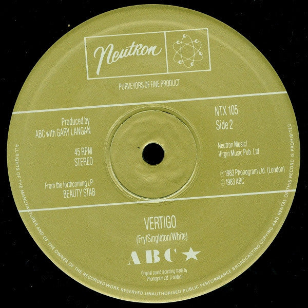 ABC : That  Was Then But This Is Now (12", Single)