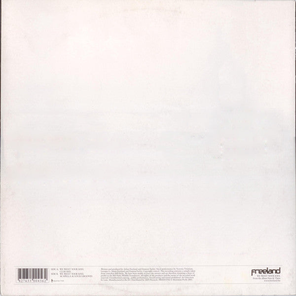 Adam Freeland : We Want Your Soul (12")