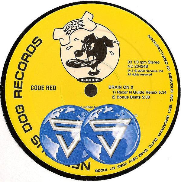 Code Red (4) : Brain On X (12")
