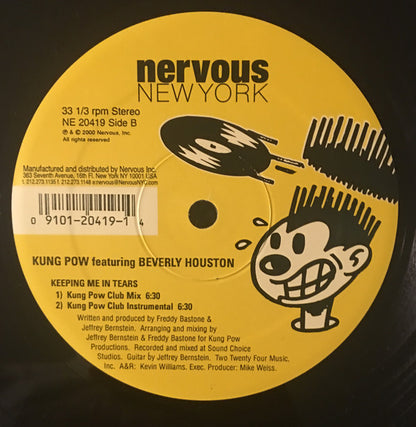 Kung Pow Featuring Beverly Houston : Keeping Me In Tears (12")