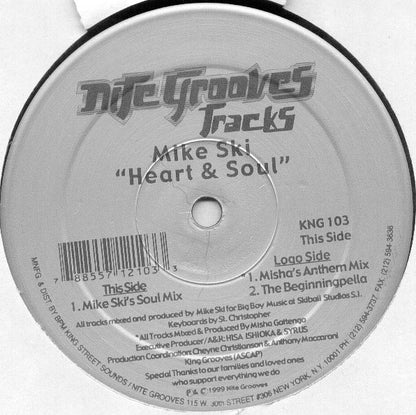 Mike Ski : Heart & Soul (12")
