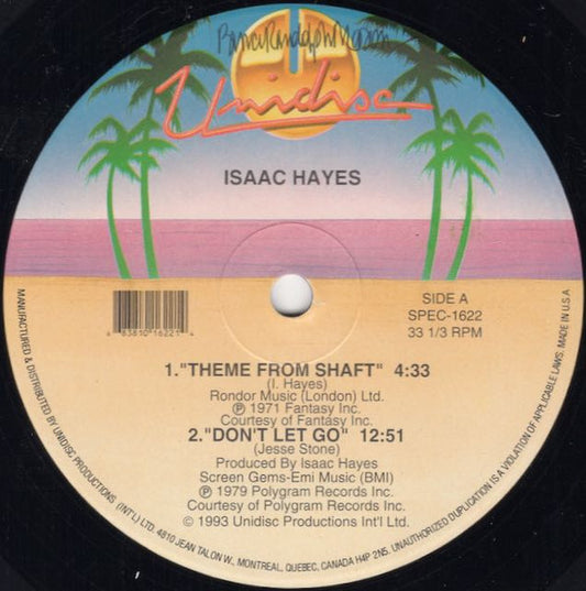 Isaac Hayes : Theme From Shaft / Don't Let Go / Shaft II (12")